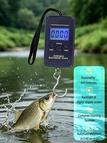 [Bestselling Product] One 50kg Portable Handheld Electronic Scale, Simple And Easy To Operate, With An Easy-To-Store Lanyard, High-Definition Display, And Multiple Unit Options, Suitable For Various Scenarios. Batteries Not Included. - Multicolor - View 2