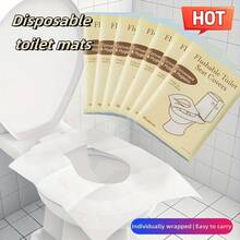 Penutup Dudukan Toilet Sekali Pakai - Dikemas Secara Individual, Bersih dan Higienis, Lembut dan Nyaman, Cocok untuk Perjalanan, Berkemah, Hotel dan Toilet Umum - Perlindungan Higienis, Mudah Dibawa, Tahan Lama, Mudah Digunakan. - MultiWarna - View 7