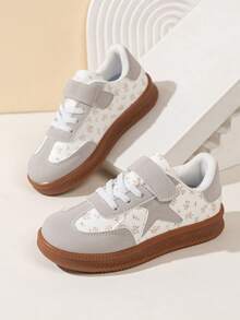 Children's Casual Low-Top Training Shoes, Fashionable Popular Campus Kids' Shoes, Style - Beige - View 3