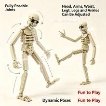 310pcs New World Verity Monster Figure Building Blocks, DIY Assembly Block Model, Desktop Ornament Collectible, Creative Halloween Gift For Hobbyists - Multicolor - View 3
