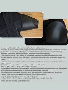 Seamless Wire-Free Maternity Nursing Bra - Removable Pads And Adjustable Straps - Black - View 9