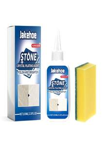 Stone Surface Crystal Coating Agent, Kitchen Tile & Marble Surface Renewal, Repair, Gloss Enhancement, Maintenance & Cleaning Solution - Liquid - View 3