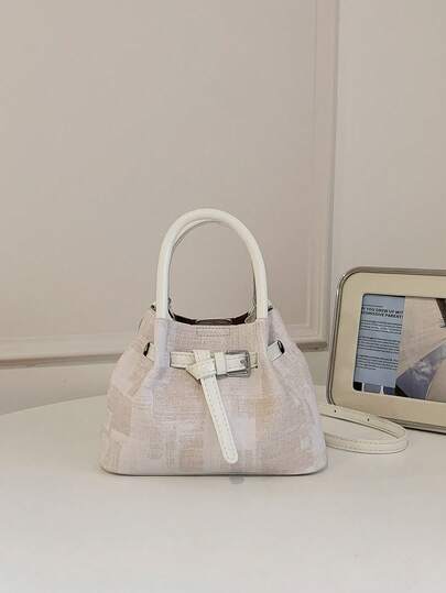 Elegant Women's Shoulder Bag, Large Capacity Handbag & Crossbody Bag, Fashionable Versatile Commute & Casual Women's Bag, Premium Texture Lightweight Design, Waterproof Wear-Resistant Durable, Women's Spring/Autumn/Winter Accessory