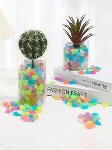 Colorful Glow-In-The-Dark Garden Stones, New 2026 Glow-In-The-Dark Pebbles, Beautiful Luminous Stepping Stones, Suitable For Sidewalks, Patios, Patio Landscaping And Aquarium Decoration. - A - View 7