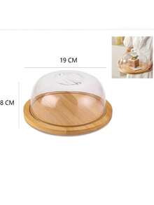 Bread Box With Transparent Window, Large Capacity Bread Storage Box For Kitchen Countertop, Farmhouse Style Kitchen Food Freshness Box, Easy To Clean, Flip Lid Cake Storage Box, Bread Freshness Food Storage Container - View 12