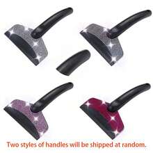 1pc Car Diamond-Inlaid Snow Shovel, Vehicle-Mounted Snow Removal Tool, Car Cleaning - A - View 5