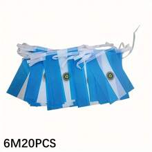 Argentina Flag Argentina Mini Chain Flag World Mini Flag Suitable For Party Events, Classroom, Conference Room, Sports Events, Garden, Festival, Grand Opening, Bar, Sports Club, Celebration - Multicolor - View 11