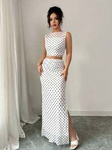 Women Two-Piece Outfits - White - View 4