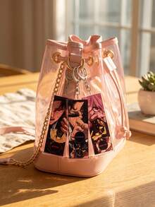 1Pc/3Pcs Kagurabachi Theme Acrylic Keychains, Featuring "Enten", "Tobimune" And "Kumeyuri" Demon Swords And Character Close-Up Designs, Fashionable Bag Charm, Suitable For Back To School, Gift For Anime Fans, Exquisite Collection, All Seasons - Multicolor - View 2