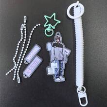 1pc/5pcs CORTI S Keychain Bag Charm, K-POP Pendant, K-Pop Fan Merchandise, New Album & Song, DIY Personalized Idol Merchandise Gift For Friend Birthday, Celebrity Keychain, Exquisite Decoration, Exquisite Small Gift - A - View 9