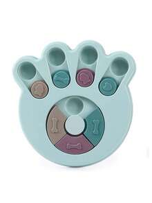 1pc Dog Puzzle Slow Feeder, Interactive Intelligence Food Dispenser, Anti-Slip Anti-Choke Slow Feeding Bowl, Durable Easy To Clean Snack Feeding Toy, Suitable For Small Medium Large Dogs And Cats Pet Food Game Toy, Intelligence Training Supplies - Multicolor - View 30