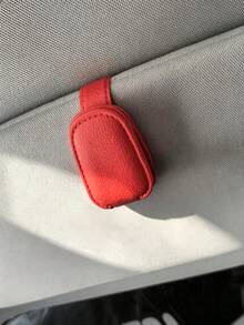 1个通用型汽车遮阳板眼镜夹 - 防滑PU材质眼镜架，带快速释放功能，可牢固夹住时尚眼镜/近视眼镜，适用于所有车型，汽车遮阳板眼镜夹，时尚眼镜架，汽车内饰配件，男女通用，多场景适用，户外、居家、旅行、节日/派对、情人节、感恩节、复活节、父亲节、母亲节，贴心礼物 - 多色 - 查看 19