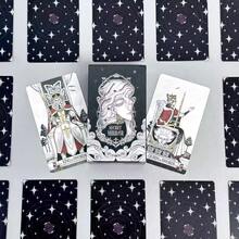 80 Cards Vintage Illustrated Tarot Deck, Full English Tarot Cards With Guidebook, Divination Fortune‑Telling Tool For Beginners And Collectors - Multicolor - View 5