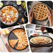 Tart And Quiche Baking Pan, 22 Cm, Fitted With Removable Lifting Base, Non‑Stick Surface, Baking Container For Fruit Cakes And Savoury Baked Creations - View 2