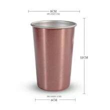 Outdoor Camping Stainless Steel Coffee Cup, Camping Water Cup, Tea Cup, Portable 350ML Wide Mouth Cup, Stackable Storage - Multicolor - View 16