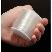 1 Roll 0.5-1.0mm Strong TPU Transparent Elastic Cord, Stretchable Elastic Line, Suitable For Bracelet Necklace DIY Beading Line, Jewelry Making Material, Crystal Seed Bead Agate Jade Elastic Line, Handmade Jewelry Transparent Craft Line - Multicolor - View 4
