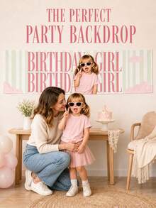 Custom Photo And Name Birthday Banner, Personalized Happy Birthday Party Backdrop, Picture Banner For Girls And Boys, Photo Booth Background For Birthday Celebrations, Custom Party Sign For Kids, Daughters, Sons, Family Gatherings And Friends. - Multicolor - View 8