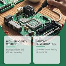 JUE FISH Solder Paste Thermal Conductive Deoxidizing Cleaning Solder Joint Home Electronic Product Repair Soldering Care Paste - A - View 2
