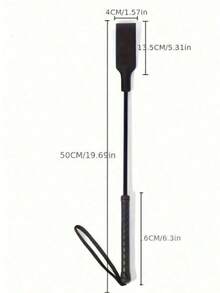 1pc Equestrian Riding Crop, Lightweight Horse Training Whip With Comfortable Grip Handle, Durable Horse Riding Equipment For Beginners, Training Practice & Outdoor Active Lifestyle, Ideal Couple Bonding Activity Accessory - Black - View 6