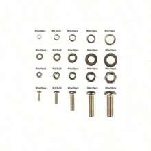 320pcs Screw And Nut Bolt Assortment Set M2 M2.5 M3 M4 M5 Metric Nut Bolt Combination Set - Multicolor - View 3
