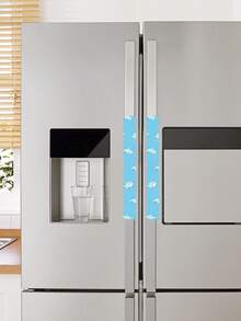 2pcs Refrigerator Door Handle Protector, Oven Handle Protector, Ultrasonic Embossed Pattern Door Handle Protector - View 7