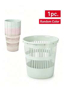 Plastic Rattan Laundry Hamper With Lid, Large‑Capacity Breathable Dirty Clothes Basket With Sturdy Handles & Dust‑Proof Cover, For Bathroom, Laundry Room, Bedroom & Closet, Perfect For Family And Dorm Students To Store Garments, Towels & Linens - Multicolor - View 14