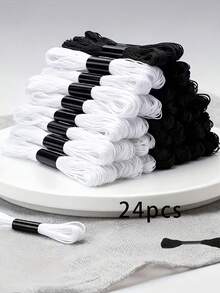 EDCUEBE7 4/75/174/489/Pcs Embroidery Thread Set, Friendship Bracelet Thread Set With Storage Box - Includes 100pcs Friendship Bracelet Thread, Cross Stitch Set, Perfect For Cross Stitch, Friendship Bracelets, Rope Crafts - Multicolor - View 14