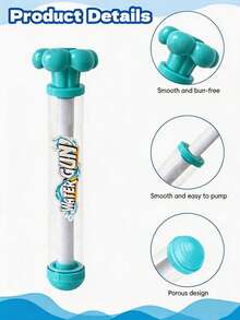 Summer Swimming Pool Beach Water Gun, 4-Color Fireworks Spray Water Gun, Pull-Out Outdoor Water Gun - Multicolor - View 9