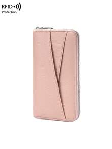 FOREVER MIYIN Women's Long RFID Anti-Theft Phone Wallet, Full Zipper Large Capacity Clutch, Multiple Card Slots + Bill Compartment, Compatible With Smartphones, Suitable For Daily Use And Travel - Multicolor - View 4