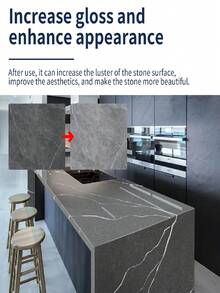 Stone Surface Crystal Coating Agent, Kitchen Tile & Marble Surface Renewal, Repair, Gloss Enhancement, Maintenance & Cleaning Solution - Liquid - View 4