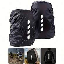 High-Quality Double-Layer Reflective Backpack Rain Cover, 15L-40L Waterproof Backpack Rain Cover With Reflective Strip, Suitable For Hiking, Camping, Travel, Cycling Outdoor Backpack Cover - Multicolor - View 10