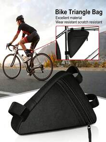 XD Black Bicycle Frame Bag, Mountain Bike Front Frame Top Tube Tool Bag, Bicycle Handlebar Saddle Bag And Bicycle Accessories - Multicolor - View 9