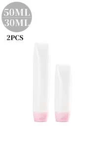 Leak‑Proof Flip‑Cap Refillable Squeeze Bottles, Wide Mouth Easy Filling Empty Travel Containers For Lotion Shampoo Conditioner, Perfect For Outdoor Trips, Gym Use & Cosmetic Pouch Organization - A - View 7