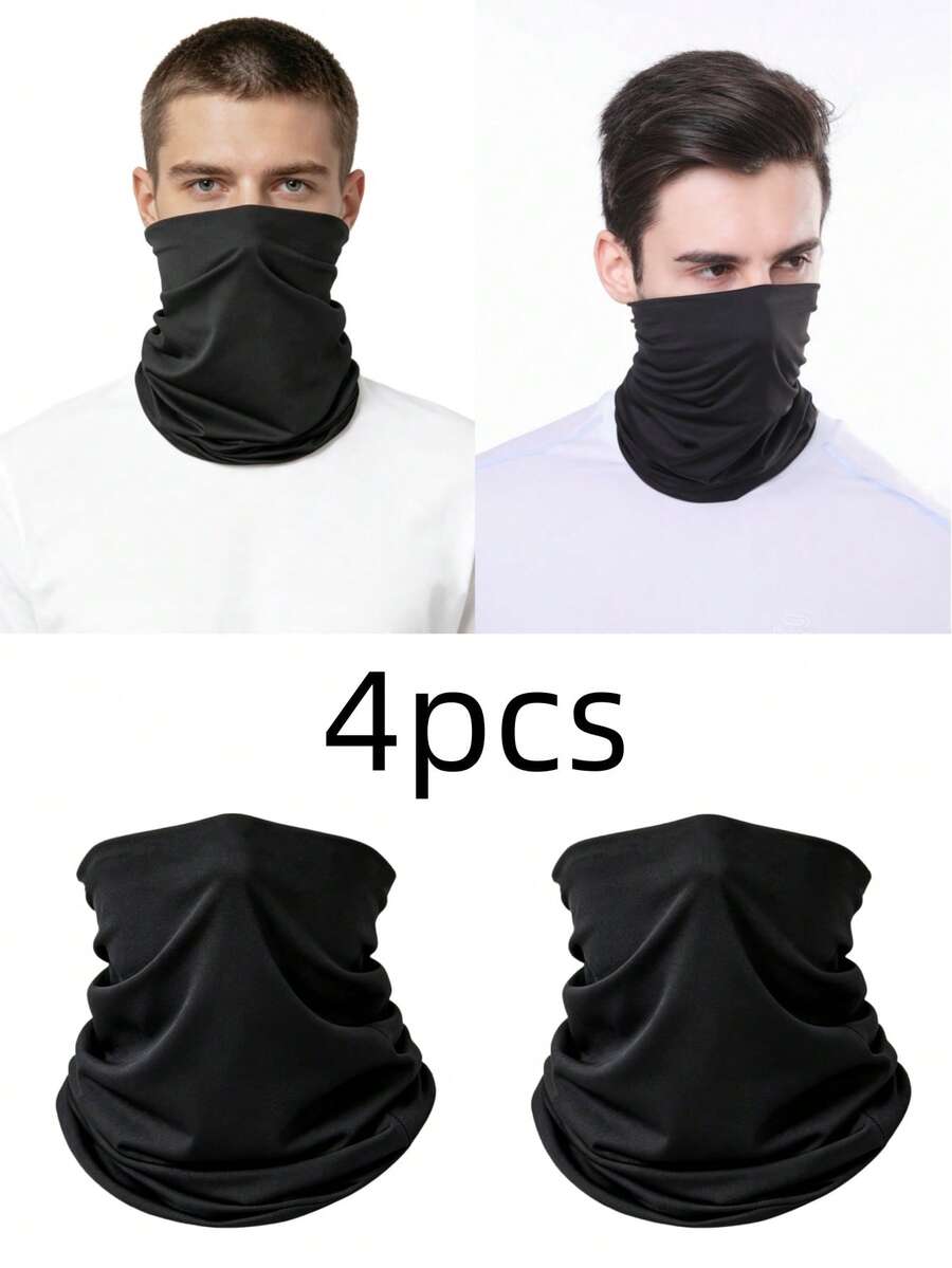 4 buah Masker Leher Pendingin, Syal Penutup Wajah Olahraga
