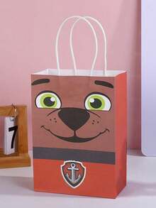 12Pcs/Set Paw Patrol New Theme Party Gift Bags, Birthday Party Decorations, Gift Packaging Bags, Paper Bags,Suitable For Birthday, Halloween, Christmas And New Year PartySupplies, Also A Perfect Choice For Thanksgiving - Multicolor - View 7