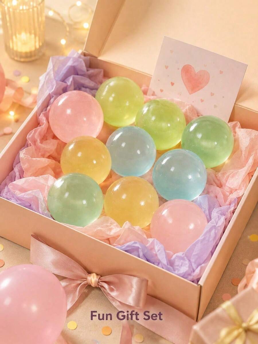 somoving Transparent Round Fidget Squeeze Toy, Slow‑Rebound Fluffy Squishy‑Plush, Soft Smooth Odorless Design, Elastic Non‑Sticky Stretchable Durable Play Toy, Cute Desk Stress Relief Squeeze Gift For Teen Girls, Office Relaxation Accessory