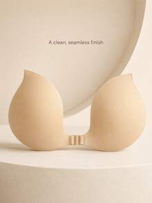 Invisible Adhesive Deep V-Neck Strapless Lift-Up Push-Up Breast Pads, Backless Design, Suitable For Low-Waist Dresses, Wedding Party Outfits Lingerie Accessories - Multicolor - View 3