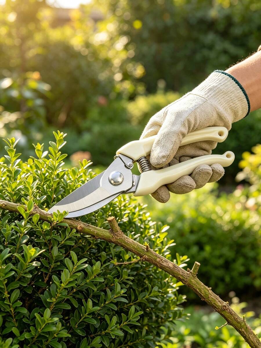 2pcs Garden Pruning Shears, Stainless Steel Bypass Pruning Scissors, Ergonomic Effort-Saving Sharp Hedge Trimmer, Suitable For Tree Branches, Flowers, Shrubs, 18mm Cutting Capacity - A - View 1