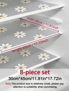 4/8/12pcs Waterproof Small Refrigerator Mat - Moisture-Proof, Non-Slip, Washable And Reusable, EVA Material, Novel Lemon Pattern, Suitable For Small Refrigerators And Kitchen Decor, Refrigerator Mat, Drawer Mat, Shoe Cabinet Mat, Cabinet Mat - View 26
