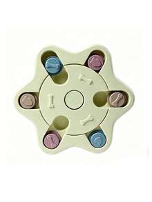 1pc Dog Puzzle Slow Feeder, Interactive Intelligence Food Dispenser, Anti-Slip Anti-Choke Slow Feeding Bowl, Durable Easy To Clean Snack Feeding Toy, Suitable For Small Medium Large Dogs And Cats Pet Food Game Toy, Intelligence Training Supplies - Multicolor - View 29