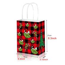 The Grinch 12 قطعة أكياس هدايا عيد الميلاد، مجموعة صناديق هدايا متعددة الأنماط، أكياس هدايا العطلات، أسلوب عيد الميلاد الغريب، أكياس تغليف وتخزين الهدايا، مناسبة لهدايا عيد الميلاد الشتوية، هدايا الحفلات، تغليف حفلات الموضوعات، سيناريوهات توزيع هدايا العطلات (خليط عشوائي) - متعدد الألوان - مشاهدة 8