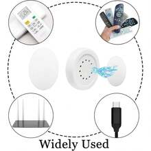 Magnetic Wall-Mounted Remote Control Holder, Strong Adhesive Backing No-Drill Floating Storage Organizer, Silicone Remote Control Cradle, Suitable For TV, Air Conditioner, Apple TV Remote And Small Daily Tools, Practical Home And Office Storage Accessory - View 3