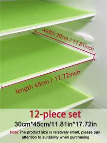 4/8/12pcs Waterproof Small Refrigerator Mat - Moisture-Proof, Non-Slip, Washable And Reusable, EVA Material, Novel Lemon Pattern, Suitable For Small Refrigerators And Kitchen Decor, Refrigerator Mat, Drawer Mat, Shoe Cabinet Mat, Cabinet Mat - View 17