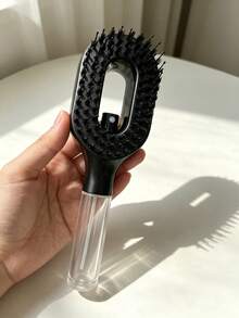 2‑In‑1 Spray Hair Brush Detangler, Built‑In Water Tank Fine Mist Spray Comb, Wet Dry Hair Detangling Brush, Portable Anti‑Overflow Hair Care Styling Tool For Curly Thick All Hair Types - Multiple Styles - View 11