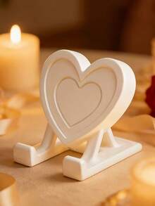 This Heart-Shaped Phone Stand Can Also Serve As Home Decor, Making It A Perfect Choice For Home, Office, Or Party Decoration. A Creative Gift For Tech Enthusiasts And Back-To-School Season. - A - View 11