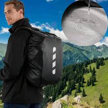 High-Quality Double-Layer Reflective Backpack Rain Cover, 15L-40L Waterproof Backpack Rain Cover With Reflective Strip, Suitable For Hiking, Camping, Travel, Cycling Outdoor Backpack Cover - Multicolor - View 9