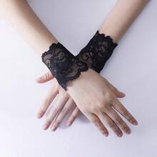 4 Pairs Lace Dress Anti-Slip Armbands With Fixing Straps - Armbands, Summer Handbands With Lace Decoration, Suitable For Jackets, Sweaters, Blazers, Shirts, Suits, Etc., Comfortable, Non-Tight, Removable Without Sewing - Multicolor - View 5