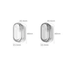 1pc/6pcs Self-Adhesive Wall-Mounted Toothbrush Holder, With Dust Cover, Waterproof Toothbrush Storage Rack, Suitable For Bathroom Sink, Shower Room Dust-Proof Toothbrush Storage Box, Practical Bathroom Home Supplies - Multicolor - View 3
