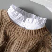 1pc Women's Casual Basic Minimalist Detachable Collar - Multicolor - View 5