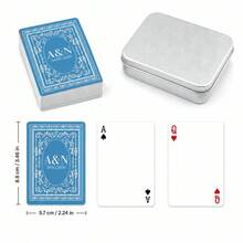 Custom Name And Date Playing Cards, Personalized Wedding Poker Deck With Card Face Design, Custom Text Card Backs For Wedding Receptions, Bridal Showers And Engagement Parties, Keepsake Game Night Gift For Couples, Newlyweds, Brides And Grooms - Multicolor - View 23